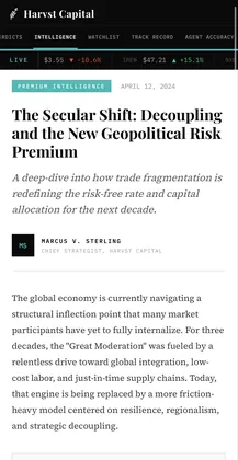 Harvst Capital system